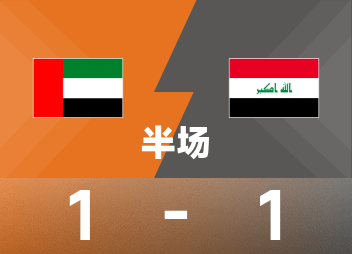 ครึ่งแรกโลกเอเชีย: ซูไบดีและหลวนคนละประตู, ยูเออีเสมอ 1-1 อิรักชั่วคราว